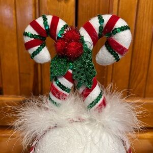 Festive Candy Cane Headband